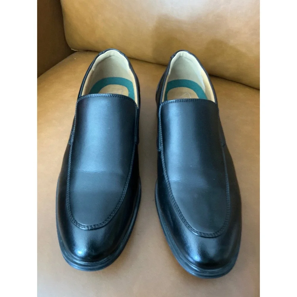 Vance Co Emilio Loafers Mens Size 10 Black Slip On Dress Shoes